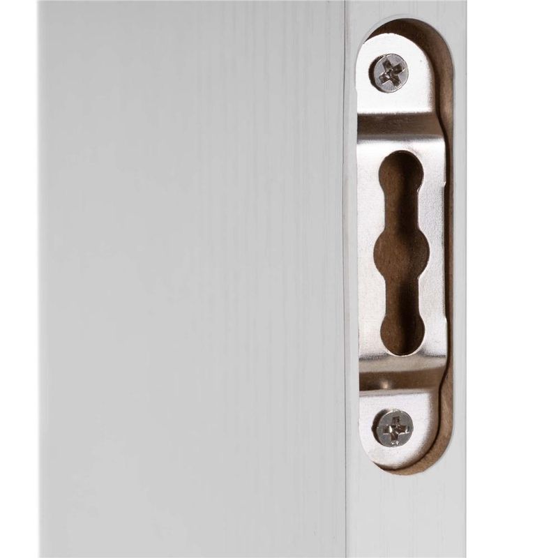 Casa si Gradina - Mobilier - Mobilier baie - Corpuri baie - Set 3 rafturi perete mdf decorative organizare 30 45 60 cm, 15 cm adancime, design modern, alb - Infinity.ro