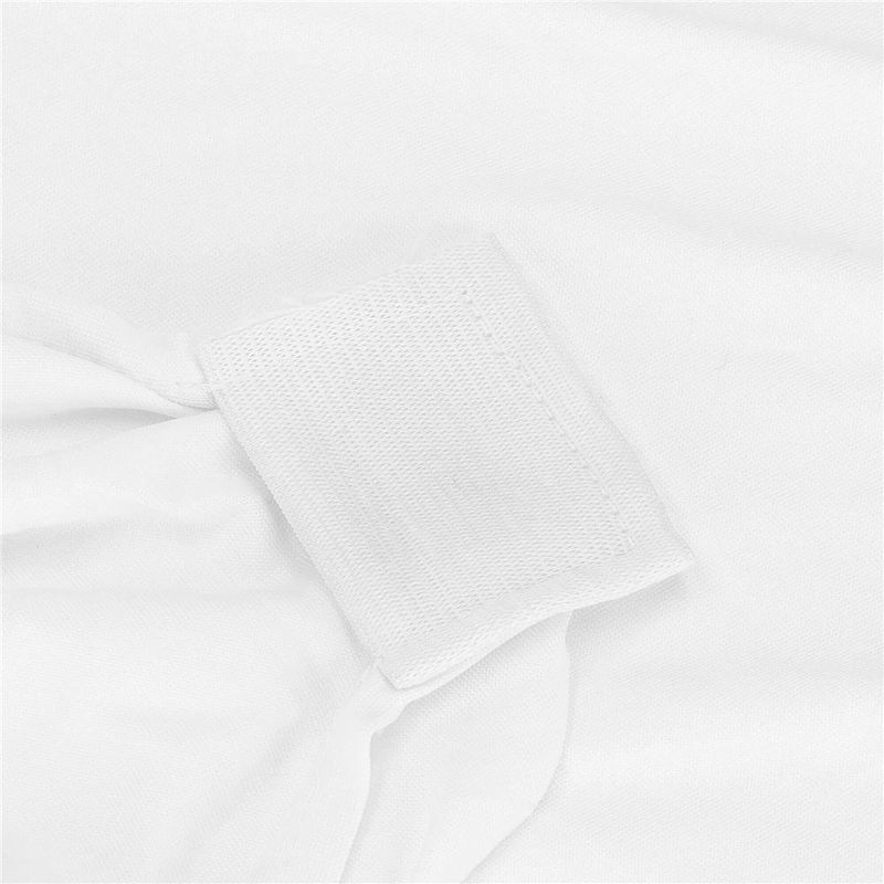 Casa si Gradina - Mobilier - Scaune si fotolii - Scaune - Set 4 huse universale scaune evenimente poliester spandex, marime universala, banda elastica, alb - Infinity.ro