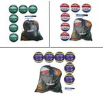 Sport si Outdoor - Sporturi de echipa - Baschet - Mingi de baschet - Pachet 6 mingi baschet Molten GR, culori diverse, cu pompa DHP21 si sac SBP - Infinity.ro