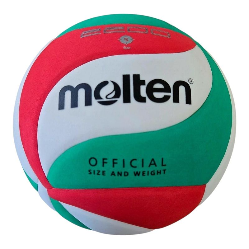 Sport si Outdoor - Sporturi de echipa - Accesorii si echipamente volei - Set 12 mingi volei Molten V5M2200 Super Soft Touch + pompa Molten DHP21 + plasa transport BN10 - Infinity.ro