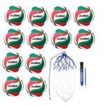 Sport si Outdoor - Sporturi de echipa - Accesorii si echipamente volei - Set 12 mingi volei Molten V5M2200 Super Soft Touch + pompa Molten DHP21 + plasa transport BN10 - Infinity.ro