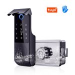 Casa si Gradina - Electrice - Smart Home - Control acces si accesorii - Yala Inteligenta de Exterior, Impermeabila,Amprenta, Cod,Card, Cheie si Control din Aplicatiei,Instalare Fara Cabluri - Infinity.ro
