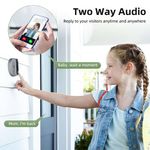 Casa si Gradina - Electrice - Smart Home - Control acces si accesorii - Vizor Electronic Smart,Camera HD 3MP, Ecran 4.3",Senzor PIR,Control Tuya, Inregistrare Foto/Video ValpaSmart - Infinity.ro