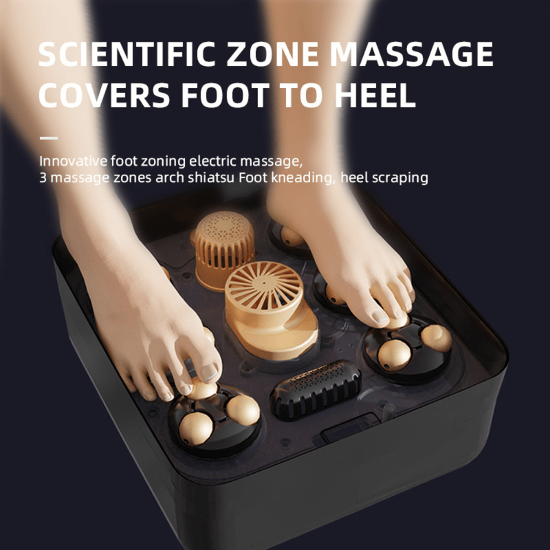 Ingrijire personala si Cosmetice - Sanatate si wellness - Articole wellness - Aparate si dispozitive de masaj - Galeata de Hidromasaj pentru Picioare,Masaj Electric 3D Tai Chi, Bile Rotative, Telecomanda, Ecran Tactil LCD, Pliabila - Infinity.ro