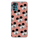 Laptop, Telefoane si Tablete - Telefoane mobile si accesorii - Accesorii Telefoane - Huse telefoane - Husa compatibila cu Motorola Moto G22 Silicon Gel Tpu Model Mickey Pattern Peek A Boo - Infinity.ro