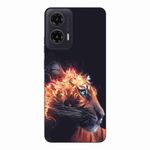 Laptop, Telefoane si Tablete - Telefoane mobile si accesorii - Accesorii Telefoane - Huse telefoane - Husa compatibila cu Motorola Moto G35 Silicon Gel Tpu Model Flameborn Tiger - Infinity.ro