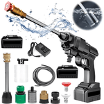 Casa si Gradina - Constructii - Scule electrice si accesorii - Aparate de spalat cu presiune - Pistol de Spalat cu Presiune Portabila fara Fir, cu Doua Baterii 48Vf 5000mah - Infinity.ro