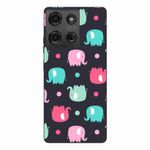 Laptop, Telefoane si Tablete - Telefoane mobile si accesorii - Accesorii Telefoane - Huse telefoane - Husa compatibila cu Motorola Moto G75 Silicon Gel Tpu Model Pattern Elefant - Infinity.ro