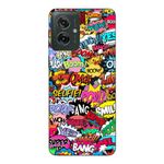 Laptop, Telefoane si Tablete - Telefoane mobile si accesorii - Accesorii Telefoane - Huse telefoane - Husa compatibila cu Motorola Moto G55 Silicon Gel Tpu Model Pop Art Pow Wow Boom - Infinity.ro
