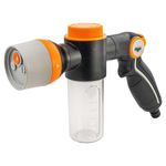 Casa si Gradina - Gradinarit si plante - Instalatii si accesorii pentru irigatii - Aparate pentru stropit gradina - Pistol stropit gradina, tip dus, cu dozator, 4 moduri, plastic, Richmann Exclusive - Infinity.ro