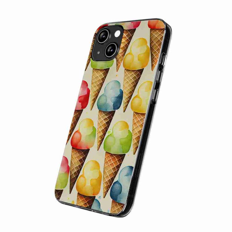 Laptop, Telefoane si Tablete - Telefoane mobile si accesorii - Accesorii Telefoane - Huse telefoane - Husa compatibila cu Oppo A57s Silicon Gel Tpu Model Icecream Pattern - Infinity.ro