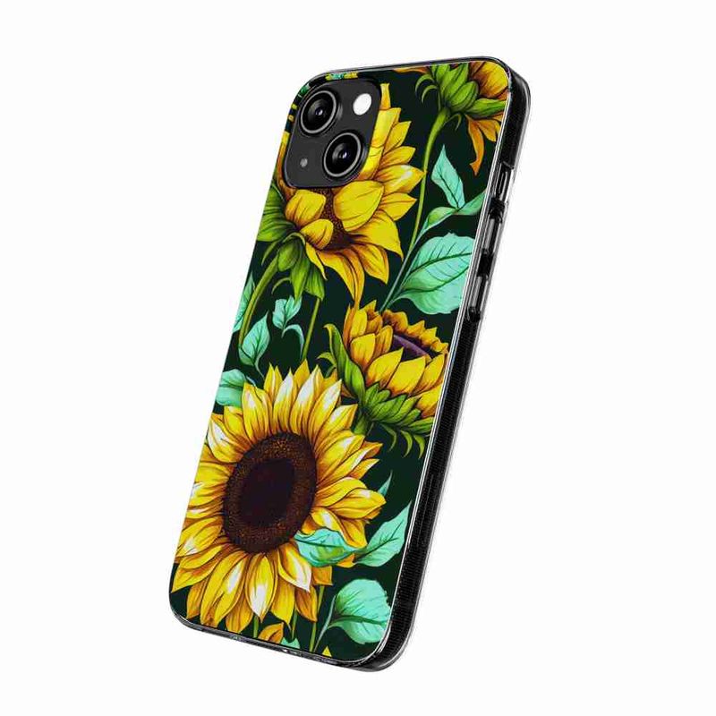 Laptop, Telefoane si Tablete - Telefoane mobile si accesorii - Accesorii Telefoane - Huse telefoane - Husa compatibila cu OnePlus 6T Silicon Gel Tpu Model Floarea Soarelui AI - Infinity.ro
