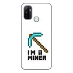 Laptop, Telefoane si Tablete - Telefoane mobile si accesorii - Accesorii Telefoane - Huse telefoane - Husa compatibila cu Oppo A53 Silicon Gel Tpu Model Minecraft Miner - Infinity.ro