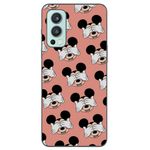 Laptop, Telefoane si Tablete - Telefoane mobile si accesorii - Accesorii Telefoane - Huse telefoane - Husa compatibila cu OnePlus Nord 2 Silicon Gel Tpu Model Mickey Pattern Peek A Boo - Infinity.ro