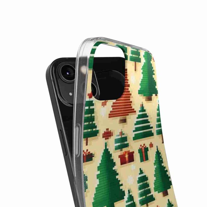 Laptop, Telefoane si Tablete - Telefoane mobile si accesorii - Accesorii Telefoane - Huse telefoane - Husa compatibila cu Oppo A60 5G Silicon Gel Tpu Model Pixel Art Christmas Tree Pattern - Infinity.ro