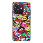 Laptop, Telefoane si Tablete - Telefoane mobile si accesorii - Accesorii Telefoane - Huse telefoane - Husa compatibila cu Oppo A40 Silicon Gel Tpu Model Pop Art Pow Wow Boom - Infinity.ro