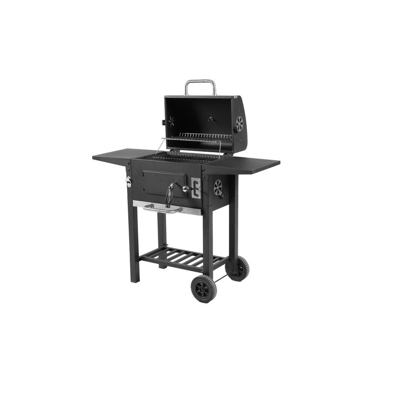 Casa si Gradina - Gradina si terasa - Gratare si accesorii - Gratare de gradina - Gratar cu carbuni pentru exterior Zilan ZLN3584, Termometru incorporat, Colector cenusa detasabil, Roti - Infinity.ro