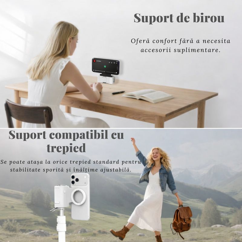 Casa si Gradina - Electrice - Prize - Priza cu Clipsare Pentru Birou, Adsinio, 2 Schuko, 1 USB-A, 1 USB-C, 16A, Incarcare Rapida, Alb - Infinity.ro