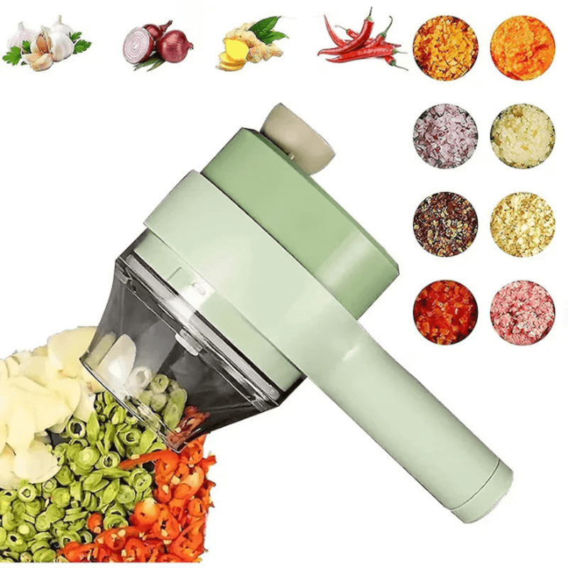 Electronice si Electrocasnice - Electrocasnice bucatarie - Mixere, tocatoare & roboti de bucatarie - Blendere si mini tocatoare - Mini Tocator Electric pentru Legume, USB, Portabil, Multifunctional, Rapid si Compact - Infinity.ro