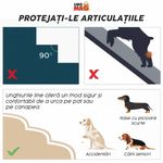 Petshop - Accesorii petshop - Culcusuri si custi - Accesorii culcusuri si custi - Scara pentru Caini si Pisici Linomag® 4 Trepte, Antiderapanta, Spuma Densa, Husa Detasabila si Lavabila, Bej - Infinity.ro