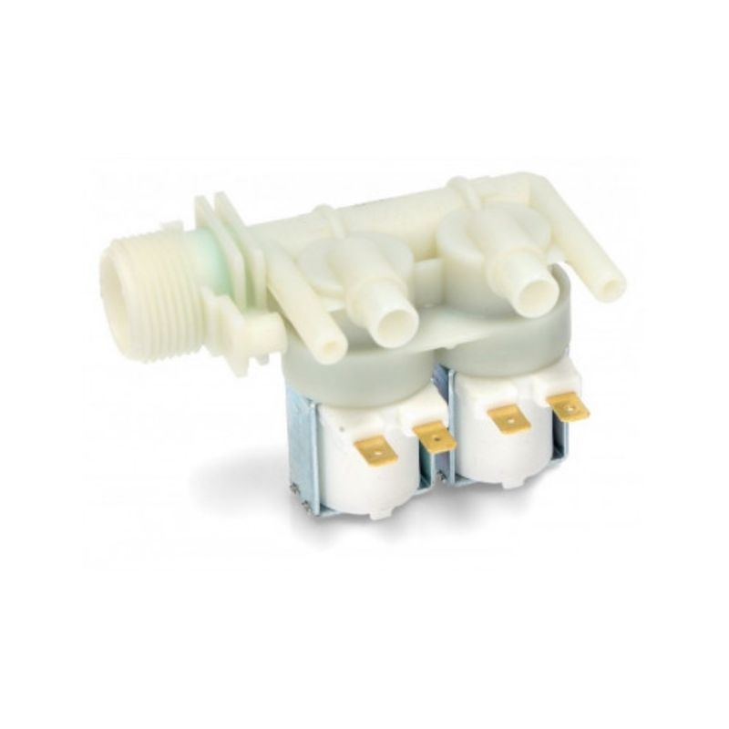 Electronice si Electrocasnice - Masini si uscatoare de rufe - Accesorii masini de spalat si uscatoare - Electrovalva masina de spalat C00066518 Whirlpool Ariston Indesit 482000027243 originala - Infinity.ro