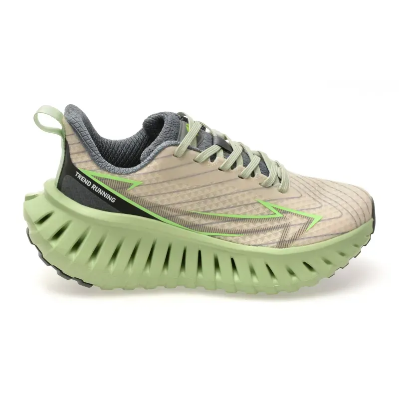 Fashion, accesorii si bijuterii - Barbati - Incaltaminte barbati - Sneakers si tenisi barbati - Pantofi sport MBrands barbati KMN cu talpa inalta 42 verde - Infinity.ro