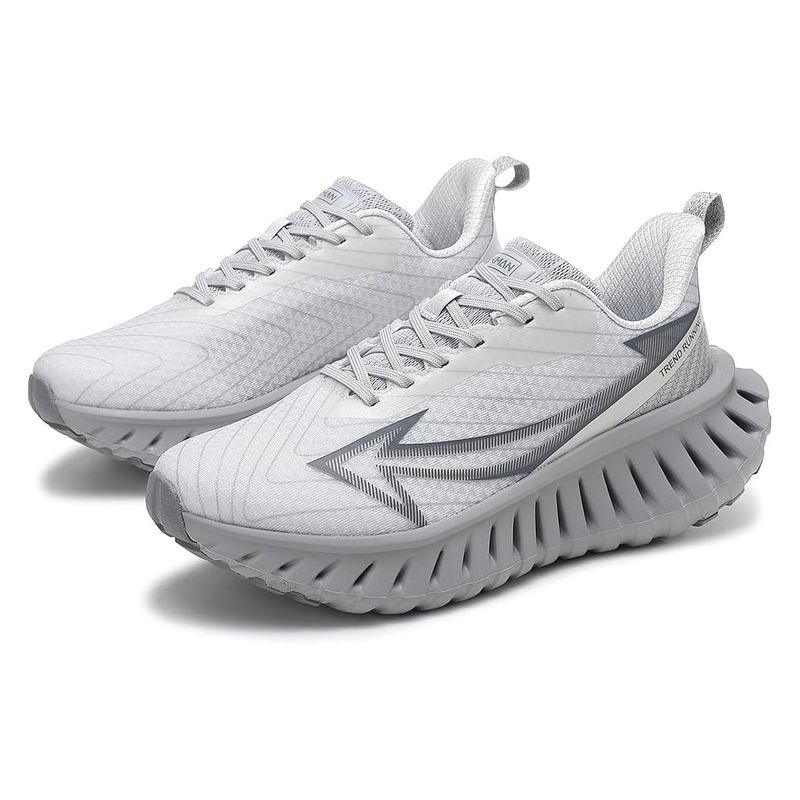 Fashion, accesorii si bijuterii - Barbati - Incaltaminte barbati - Sneakers si tenisi barbati - Pantofi sport MBrands barbati KMN cu talpa inalta 41 Gri - Infinity.ro