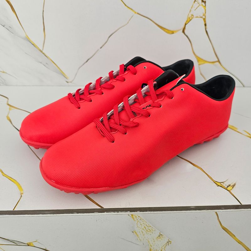 Sport si Outdoor - Echipament Sportiv - Incaltaminte sport - Pantofi sport - Ghete de fotbal MBrands NFC pentru teren sintetic cusute in varf 45 rosu - Infinity.ro