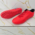 Sport si Outdoor - Echipament Sportiv - Incaltaminte sport - Pantofi sport - Ghete de fotbal MBrands NFC pentru teren sintetic cusute in varf 45 rosu - Infinity.ro