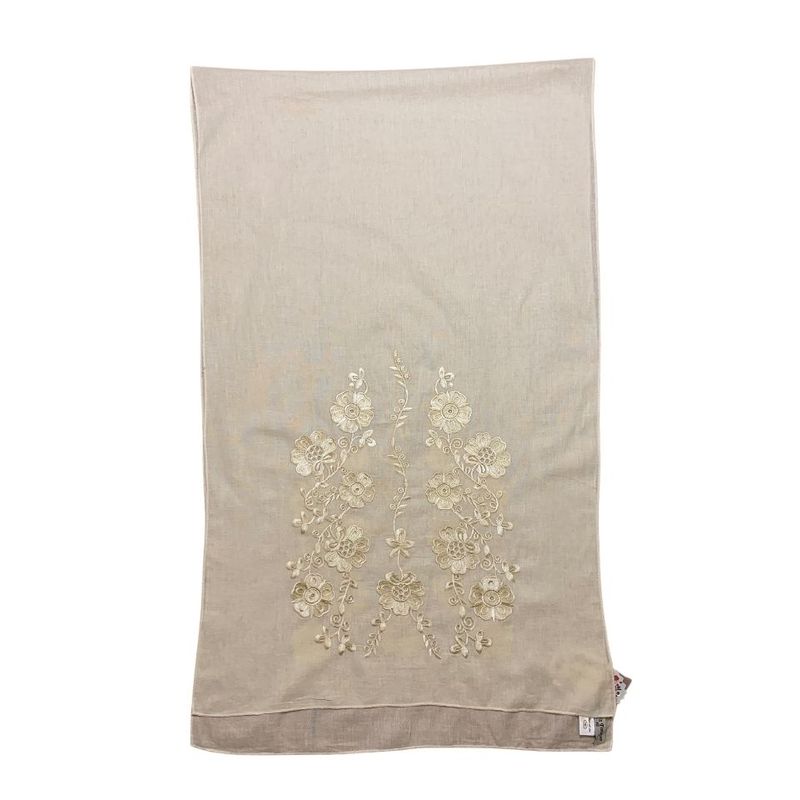Fashion, accesorii si bijuterii - Femei - Accesorii femei - Esarfe si fulare femei - Esarfa tip marama traditionala, crem - Infinity.ro