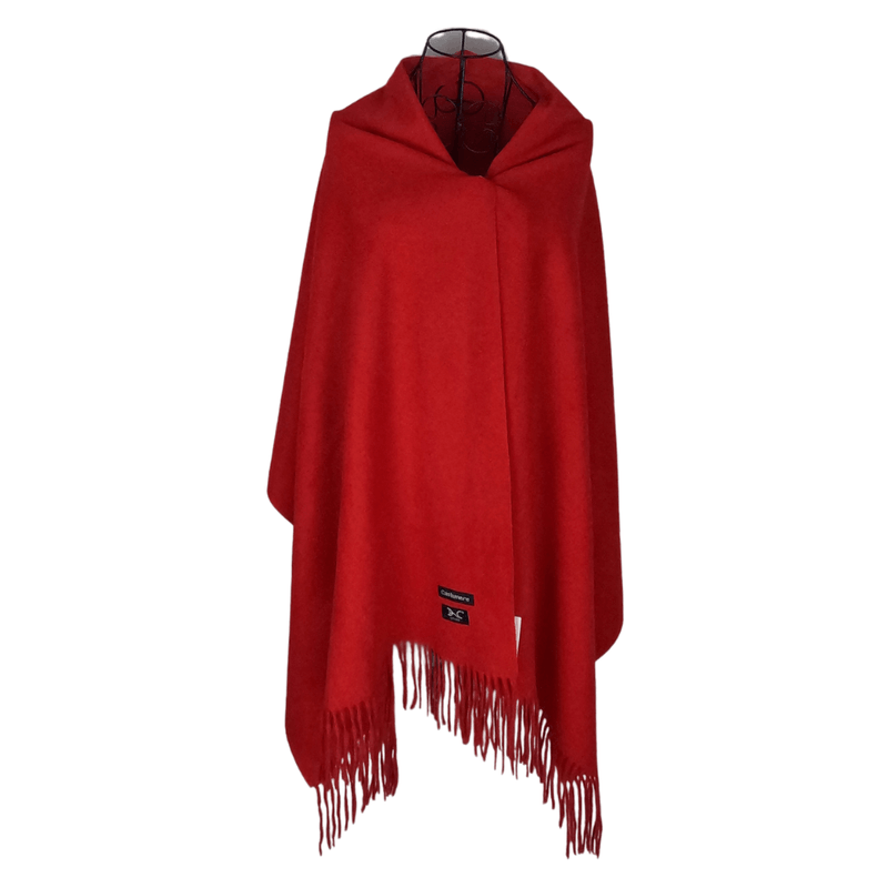 Fashion, accesorii si bijuterii - Femei - Accesorii femei - Esarfe si fulare femei - Fular dama uni 24U, 180x70cm, rosu - Infinity.ro