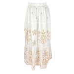 Fashion, accesorii si bijuterii - Femei - Imbracaminte femei - Fuste femei - Fusta dama 24F alb/bej , marime 3XL - Infinity.ro
