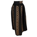 Fashion, accesorii si bijuterii - Femei - Imbracaminte femei - Fuste femei - Fusta dama 24F negru maro , marime L - Infinity.ro