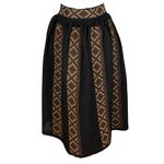 Fashion, accesorii si bijuterii - Femei - Imbracaminte femei - Fuste femei - Fusta dama 24F negru maro , marime L - Infinity.ro