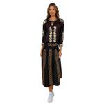 Fashion, accesorii si bijuterii - Femei - Imbracaminte femei - Fuste femei - Fusta dama 24F negru maro , marime L - Infinity.ro
