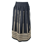 Fashion, accesorii si bijuterii - Femei - Imbracaminte femei - Fuste femei - Fusta dama R24F, negru/bej , marime M - Infinity.ro