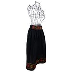 Fashion, accesorii si bijuterii - Femei - Imbracaminte femei - Fuste femei - Fusta dama traditionala, negru/verde , marime S - Infinity.ro