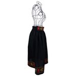 Fashion, accesorii si bijuterii - Femei - Imbracaminte femei - Fuste femei - Fusta dama traditionala, negru/verde , marime S - Infinity.ro