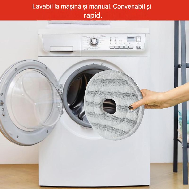 Electronice si Electrocasnice - Ingrijirea locuintei - Accesorii aparate pentru ingrijirea locuintei - Set 3 lavete PAA-home compatibile cu Vileda Spin Clean, microfibra pentru curatare eficienta - Infinity.ro