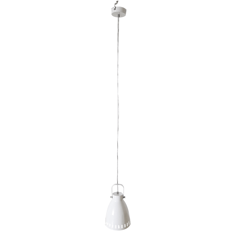 Casa si Gradina - Corpuri si surse de iluminat - Lustre si pendule - Lampa suspendata, alba / metalica, AIDEN TIP 3 - Infinity.ro