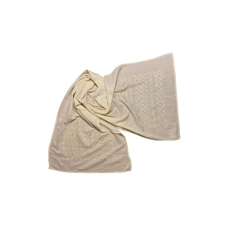 Fashion, accesorii si bijuterii - Femei - Accesorii femei - Esarfe si fulare femei - Marama traditionala dama MCP bej - Infinity.ro