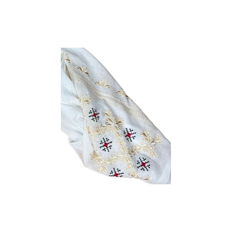 Fashion, accesorii si bijuterii - Femei - Accesorii femei - Esarfe si fulare femei - Marama traditionala MA alb/rosu - Infinity.ro