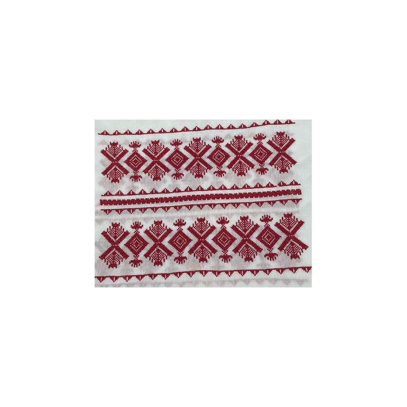 Fashion, accesorii si bijuterii - Femei - Accesorii femei - Esarfe si fulare femei - Marama traditionala dama MCP alb/rosu - Infinity.ro