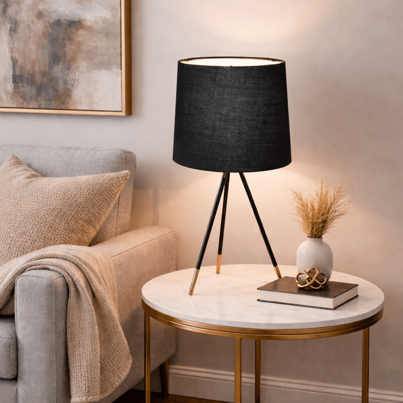 Casa si Gradina - Corpuri si surse de iluminat - Veioze si lampi - Veioze - Lampa de masa, negru, JADE TYP 4 8008-44A - Infinity.ro