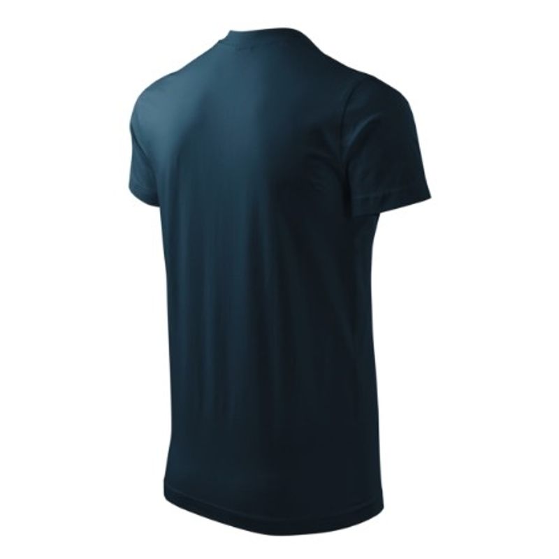 Fashion, accesorii si bijuterii - Barbati - Imbracaminte - Tricouri si bluze barbati - Tricou unisex, Heavy V-neck 111, Malfini Albastru L - Infinity.ro