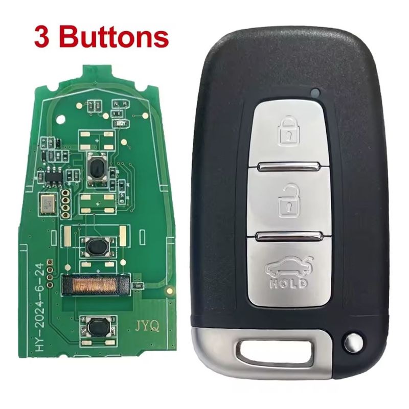 Auto si Moto - Electronice auto - Sisteme de inchidere centralizata - Cheie auto completa cu telecomanda Techstar compatibila cu Hyundai i20, i30, Sonata, Elantra, ix35, 3 butoane, 433 MHz - Infinity.ro