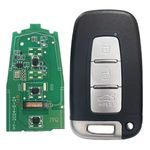 Auto si Moto - Electronice auto - Sisteme de inchidere centralizata - Cheie auto completa cu telecomanda Techstar compatibila cu Hyundai i20, i30, Sonata, Elantra, ix35, 3 butoane, 433 MHz - Infinity.ro