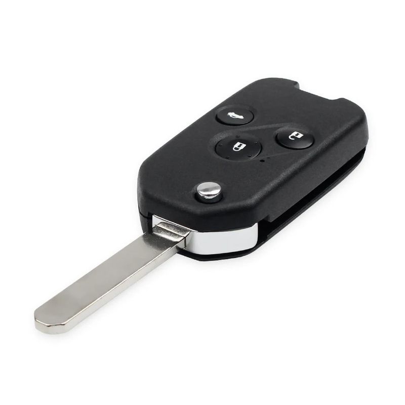 Auto si Moto - Piese auto si accesorii - Caroserie - Usi auto si accesorii - Carcasa cheie auto pliabila transformatoare, compatibila cu Honda Accord, Civic, CR-V, Fit, 3 butoane, lama inclusa - Infinity.ro