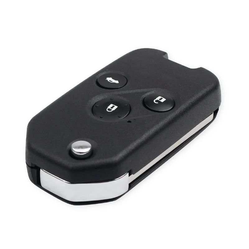 Auto si Moto - Piese auto si accesorii - Caroserie - Usi auto si accesorii - Carcasa cheie auto pliabila transformatoare, compatibila cu Honda Accord, Civic, CR-V, Fit, 3 butoane, lama inclusa - Infinity.ro