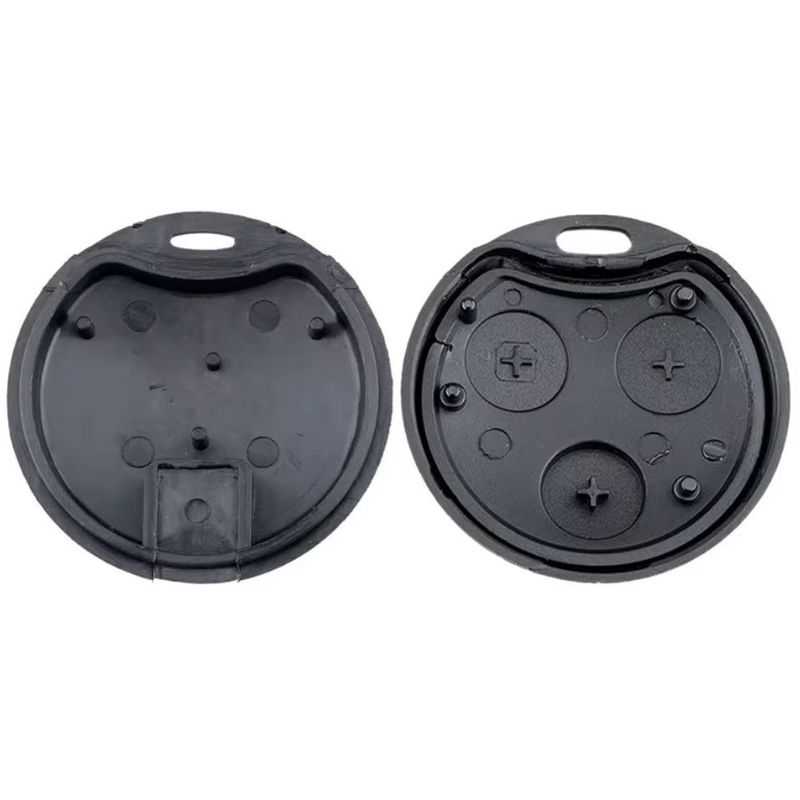 Auto si Moto - Piese auto si accesorii - Caroserie - Usi auto si accesorii - Carcasa cheie telecomanda Techstar compatibila Smart Fortwo 450/City-Coupe/Cabrio, Roadster, Forfour, 3 butoane, neagra - Infinity.ro
